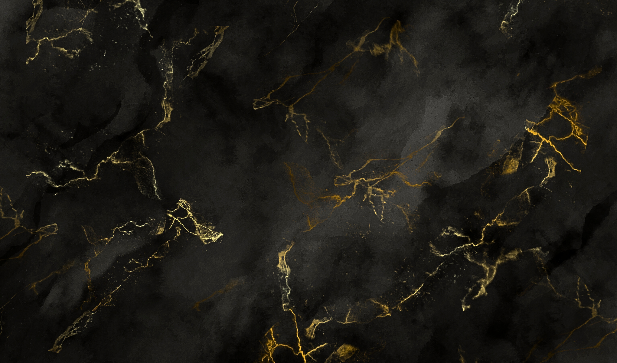 Black and Gold Marble Textured Background